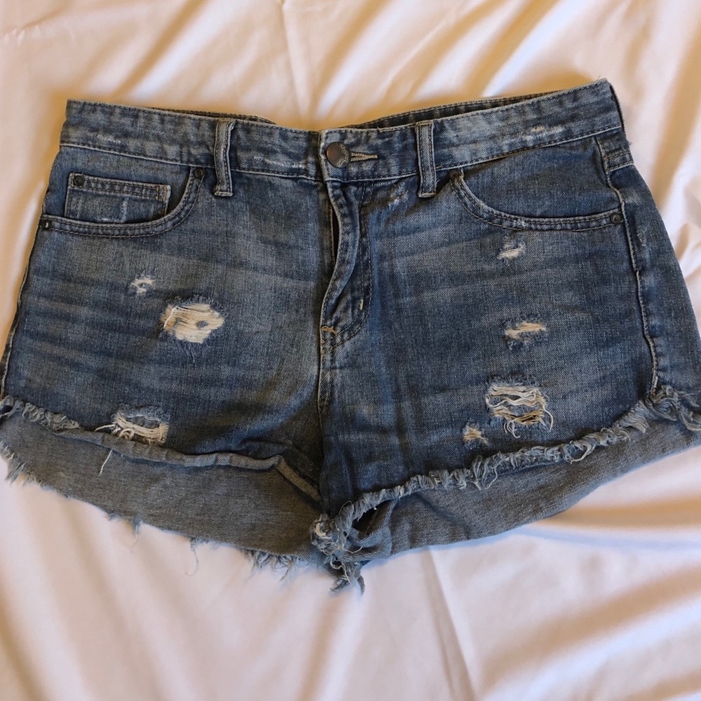 Free People Jean shorts